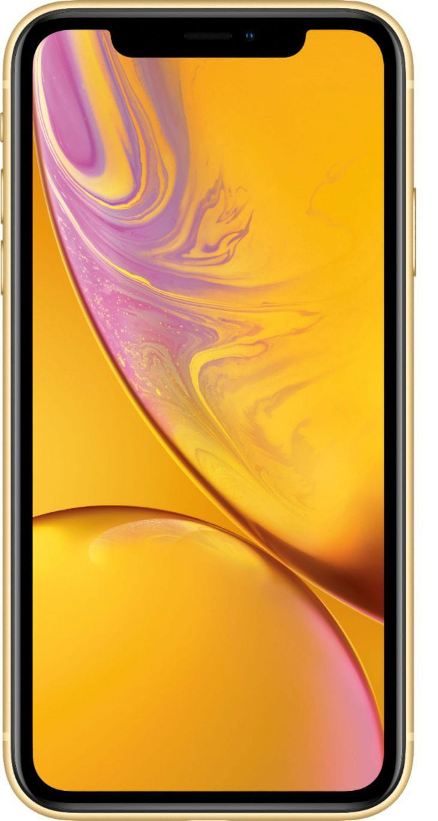 Restored Apple iPhone XR 128GB Yellow - TracFone Wireless Restored Apple iPhone XR 128GB Yellow - TracFone Wireless