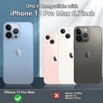 thumbnail image 2 of Redpepper Conçu pour iPhone 13 Pro Max Étui, Étui de Protection 360° avec Protecteur d'Écran Intégré, Étui Anti-Rayures pour iPhone 13 Pro Max (Noir) Noir, 2 of 7