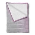 thumbnail image 2 of Modern Soft Flannel Fleece Throw Blanket, Lilac Horizontal Lines Pattern with Reflections Box like Design Art Image Print, Cozy Plush for Indoor and Outdoor Use, 60" x 80", Dried Rose, by Ambesonne, 2 of 5