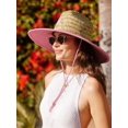 thumbnail image 4 of Sombrero de Paja para Hombres y Mujeres | Sombrero de salvavidas, sombrero de playa y sombrero de sol | Ala ancha UPF 50+ para protección solar | Talla única | Cicuta, 4 of 4