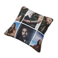 thumbnail image 3 of Jason Momoa Throw Pillow Case Pillowcase Shell for Couch Sofa Home Decoration 26"x26", 3 of 9