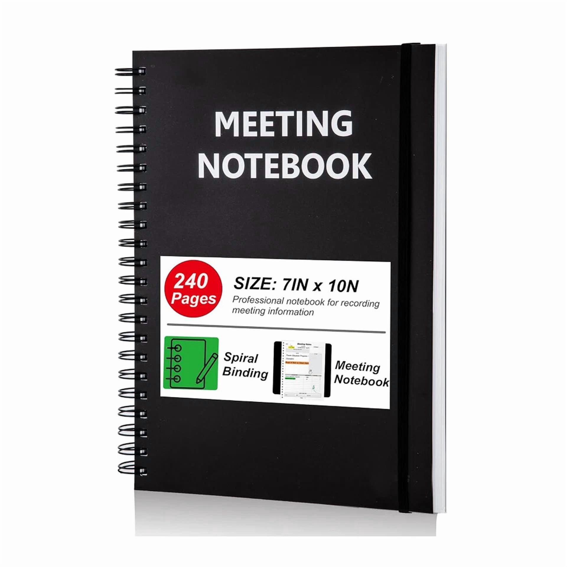 2 Pack 240 Pages B5 Professional Spiral Notebook Metting Notebook 7" X 10" Us