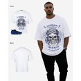 thumbnail image 3 of G West Bang Oversized Mens T-Shirt White Size- M, 3 of 6