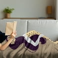 thumbnail image 3 of Vintage Woman Soft Flannel Fleece Throw Blanket, Retro Silhouette of Pregnant Woman Holding a Baby Jacket Mom Image, Cozy Plush for Indoor and Outdoor Use, 50" x 70", Multicolor, by Ambesonne, 3 of 5