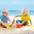 thumbnail image 5 of Beach Bucket, Travel Sand Toys for Daughter and Son Outdoor, Beach Vacation Essentials, Camping Traveling, Fun Summer Activities Red, 5 of 8