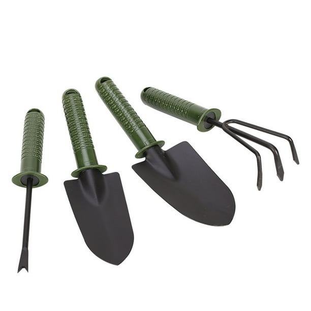 Kit De Pala De Jardín De 4 Piezas Para Niños, Mini Herramientas De Trasplante De Excavación De Colores Brillantes Con Duradero, Excelentes Regalos Para Navidad,