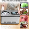 thumbnail image 5 of VEVOR Máquina automática para hacer helados con compresor incorporado, máquina de yogur de frutas sin precongelación de 2 cuartos, máquina para hacer sorbetes eléctrica de acero inoxidable, máquina pa, 5 of 5