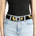 thumbnail image 5 of Buckle-Down Belt, Seatbelt Buckle Belt, Owl Eyes, 34 to 52 Inches, 5 of 9