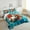 Cat 04, variant on Erosebridal Cute Corgi Dog Comforter Sets Queen Size, Summer Hawaiian Beach Comforters & Duvets, Pet Lovers Bedroom Decor, Reversible 3-Piece