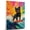 Affenpinscher, variant on Vizsla Dog Surfboard Stretched Canvas Size 8x12 – Funny Vizsla Dog Playing Surfboard Canvas Wall Art for Sports Lovers, Pet Lovers, Home Decor