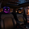 thumbnail image 4 of Scary Face Mask Car Seat Head Rest Cover Alternative, 2 Pack Ghost Ride Headrest Covers, Halloween Car Decor for Horror Fans, 4 of 6