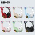 thumbnail image 2 of Auriculares Cat Ear para niños: inalámbricos, LED, azul, 2 of 2