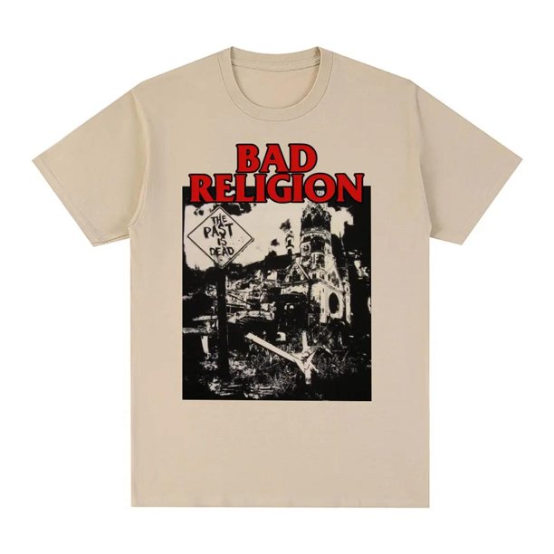 Camiseta Vintage para hombres y mujeres ropa de calle Harajuku con estampado gráfico de banda Punk Rock de algodón talla europea