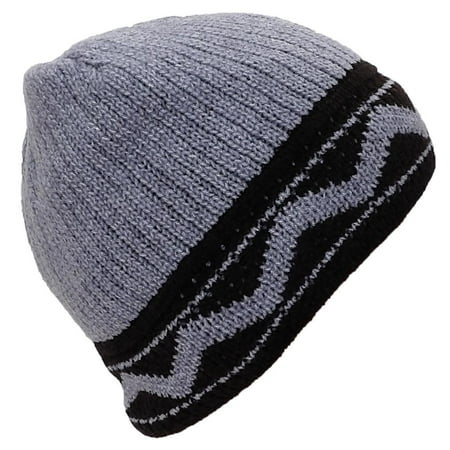 Best Winter Hats Adult Chenille Zig Zag Winter Skull Cap W/Fleece Lining (One Size) -