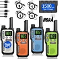 thumbnail image 1 of Walkie Talkies BAOFENG Paquete de 4 con 22 Canales FRS VOX USB-C, 1 of 8