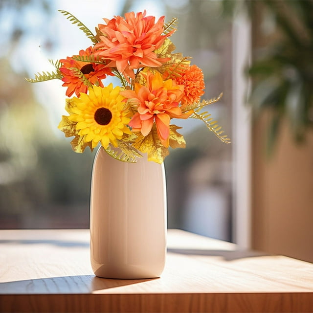 Arrangement Floral de l'Action de Grâce, Centre de Table d'Automne, Bouquet de Fleurs pour la Saison