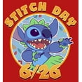 thumbnail image 2 of Girl's Lilo & Stitch 626 Anniversary Day Graphic Tee Red Small, 2 of 5