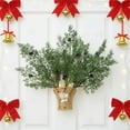thumbnail image 5 of WMQPNNS Décoration de Noël Branches Réalistes Vertes et Feuilles Texturées Réalistes Couronnes Arrangementées et Saisonnières, 5 of 5