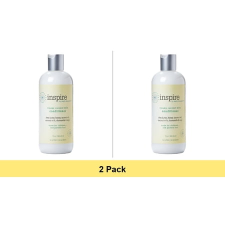 Inspire by Made Beautiful Creamy Coconut Milk Conditioner 13 Oz – 2 Pack