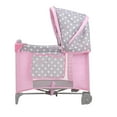 thumbnail image 5 of Cotton Candy Pink Doll Play Yard in Grey Polka Dots, Fits Dolls Up to 18", 5 of 6