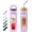 Purple, variant on MUKOKO Glass Water Bottle, 32oz Sports Drinking Tumbler with Silicone Sleeve and Straw, 1 Cup 2 Lids, Purple