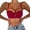 Red, variant on Balconette Bra for Women,Lace Underwire Push Up Bras Cute Padded Low Cut Everyday Bras