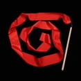 thumbnail image 3 of Shisuyan 2Pcs Gymnastics Ribbon Kids Red Satin Dance Ribbons for Toddlers Training Equipment, 3 of 8