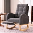 thumbnail image 4 of High-Back Rocking Chair for Nursery / Soft Seating for Parents, 4 of 7