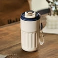 thumbnail image 3 of Pompotops Smart LED Display Portable Travel Coffee Mug, Hot Travel Mug, Coffee Mug, Water Bottle, Hot And Cold Drink Mug, Camping, Traveling, Hot And Cold Drinks, 3 of 4