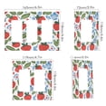 thumbnail image 2 of Yayeee Rocker Switch Wall Plate 1-Gang 4.6"x2.9" Home Decorative Outlet Cover, Vibrant Strawberries, 2 of 6