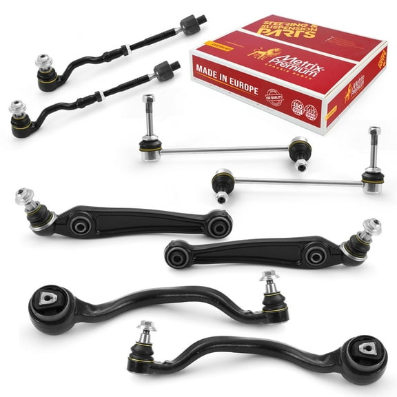 Metrix Premium Chassis Parts - 8 PC Front End Suspension Kit Fits 2008-2014 BMW X6, 2007-2013 BMW X5, Replacement ES800685A, K750217, K750218, RK620798, RK620799, RK620800, RK620801