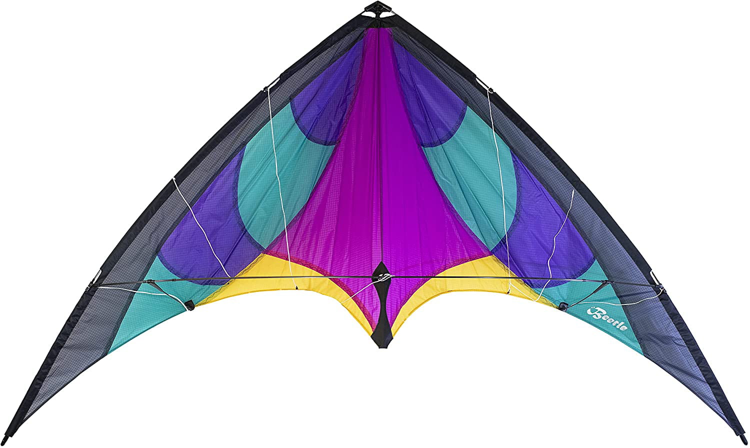 Nylon 2-Line Wrist Straps with Kite Dyneema Line Set for Trainer Kite Power Kite 
