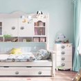 thumbnail image 3 of Pomo para muebles, 8 piezas (fútbol) Pomo para muebles para niños anticolisión de goma suave, pomo para puerta con estrellas, luna y nubes, para garantizar la seguridad del bebé JM, 3 of 5