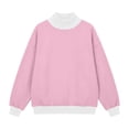 thumbnail image 7 of POROPL Womens Sweatshirts,Oversized Mock Neck Pullover Sweatshirt Casual Long Sleeve Fleece Top, 7 of 7