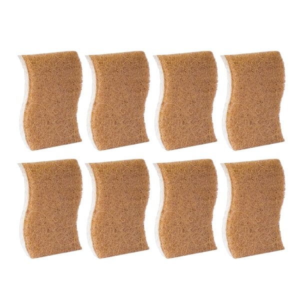 8 esponjas de limpieza de cocina, esponjas para fregar platos, esponjas reutilizables para lavar platos.