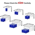 thumbnail image 2 of 6 Pcs Clear PS Cube Risers, Hollow Display Stands for Buffet Decor, 3-8 in, 2 of 6