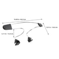 thumbnail image 2 of DECORNIJIA Multi-functional Clothes Hangers Automotive Back Seat Hanger Silver Chrome-coated Scratch-free 1Pcs, 2 of 8