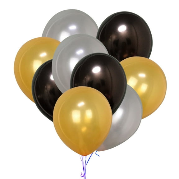 100 Pcs Ballons Metallic Balloon Assorted Color Balloons Elegant Balloons Shiny Balloons