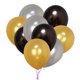 thumbnail image 2 of KAKOWELY 100 globos de látex metálico perlado brillante de 25 cm para decoración de fiestas, 1,2 g (colores surtidos), 2 of 4