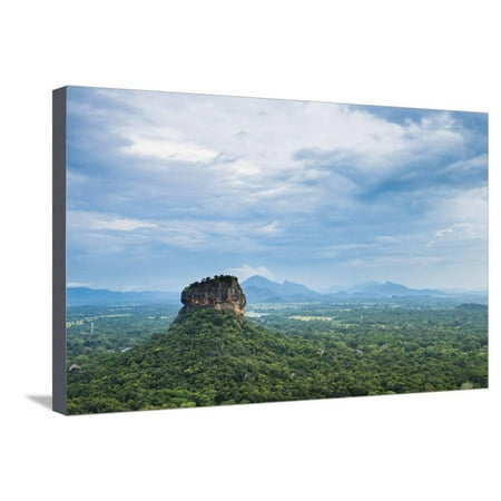 Sigiriya Rock Fortress, UNESCO World Heritage Site, Seen from Pidurangala Rock, Sri Lanka, Asia Stretched Canvas Print Wall Art By Matthew (Best Site For Canvas Prints)