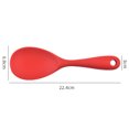 thumbnail image 5 of Rice Spoon Thickened Hanging Hole Easily Cleaning Translucent Silicone Pan Cooking Tools for Home Use, 5 of 6