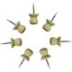 thumbnail image 2 of Set of 50 Wooden Hat Shaped Cork Thumbtacks with Steel Tip, 2 of 5