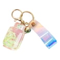 thumbnail image 1 of asddcavvf Acrylic Luminous Into Oil Canister Keychain Car Pendant Floating Quicksand Girlfriends Cou, 1 of 6