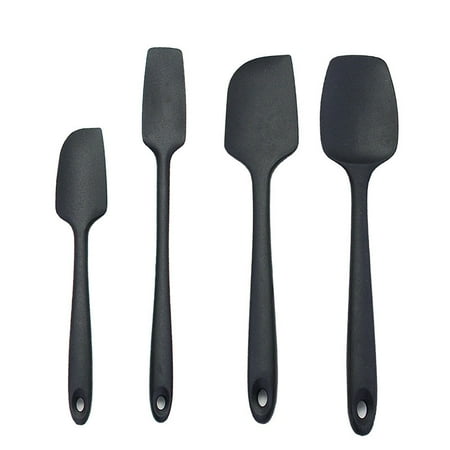 

MyBeauty 4Pcs Silicone Spatula Strong Flexible Heat Resistant Easy to Clean Baking Scraper Set for Home Kitchen