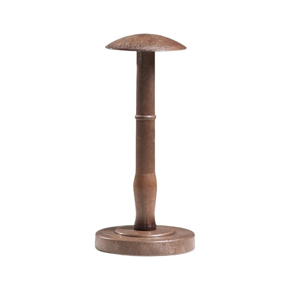 Pitycbo Hat Display Rack Wig Head Display with Round Base Helmet Organizer Vintage Style L