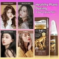 thumbnail image 4 of Hair Dye Home Use Dye Comb, with Natural Formula, Convenient Long-Lasting Color Shampoo for Home Use, Root Touch Up Hair Color, Portable Botanical Extracts Hair Color 400ml, 4 of 5