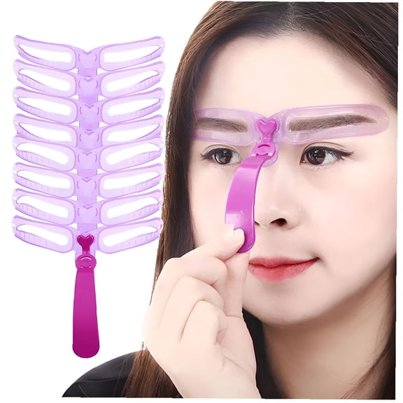RAGUPEL Eyebrow Stencil Shaping Template DIY Shaping Define Ruler Makeup Tool