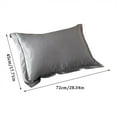 thumbnail image 2 of asddcavvf Solid Color Silk Pillowcase Silk No Zipper Envelope Pillow Pillow Cover Zipper Pillowcase Size, 2 of 6
