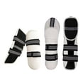thumbnail image 3 of Equipo de protección protector de Taekwondo, correa elástica ligera, protección acolchada para entrenamiento de artes marciales, Kickboxing, Karate Protectores de piernas y brazos S, 3 of 8