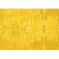 thumbnail image 1 of Ahgly Company Machine Washable Indoor Rectangle Abstract Yellow Modern Area Rugs, 2' x 4', 1 of 4
